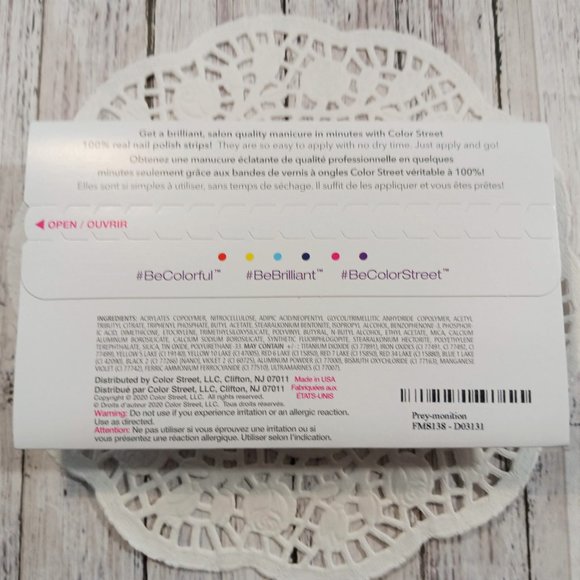 Color Street 100% Nail Polish Strips Prey-monition Shifting Duochrome - Picture 4 of 5